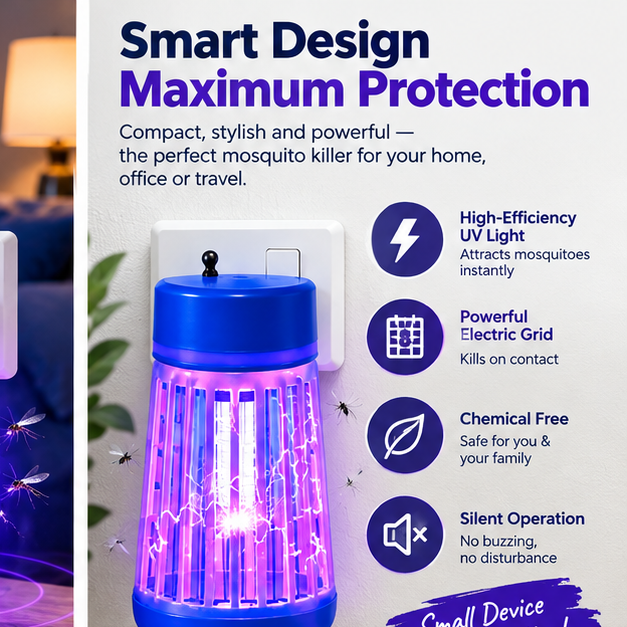Mosquito & Insect Killer Machine | Portable Electric Bug Zapper